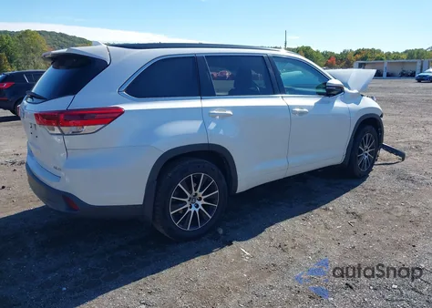 2018 Toyota Highlander Se from USA, damaged, VIN 5TDJZRFH9JS822113